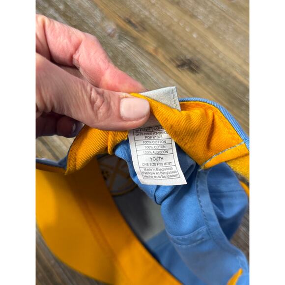 Denver Nuggets Hat NBA Blue Gold Youth one Size Adjustable Excellent Condition - Picture 6 of 6